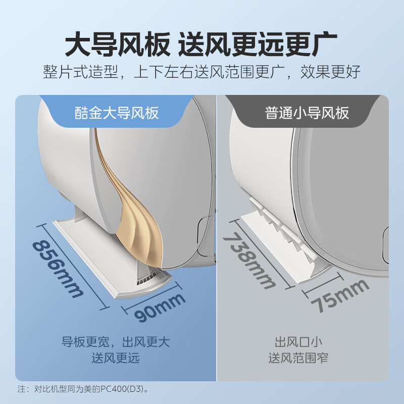 美的空调家用大1匹1.5匹挂机酷金酷省电新一级变频冷暖官方旗舰店 - 图0