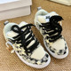 Hot style beige high street autumn bread shoes Skymush