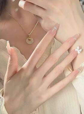 新中式福运平安扣女福字吊坠