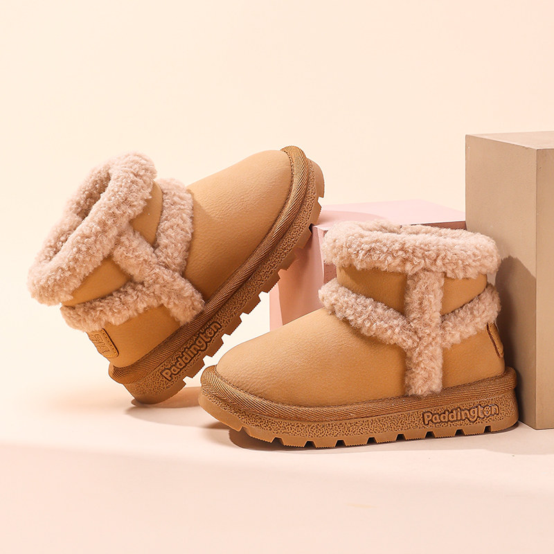 帕丁顿熊宝宝雪地靴冬季2025儿童棉鞋女童靴子女宝宝棉靴大棉鞋,淘宝优惠券,粉丝福利购,淘宝优惠卷