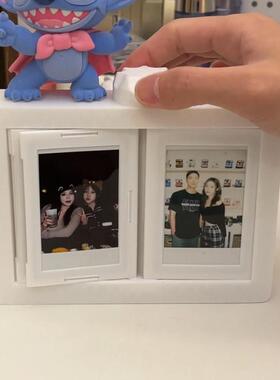 创意家居装饰品 12卡位旋转相框 高级感纪念相簿 适用黑色三寸白