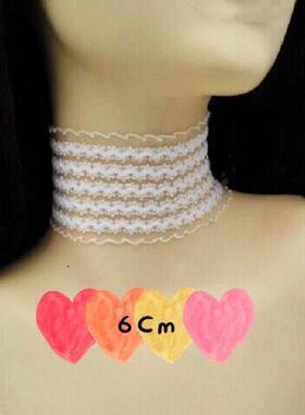 【大小可调节】蕾丝项链脖颈脖子饰品遮挡遮疤锁骨链项圈女颈带宽