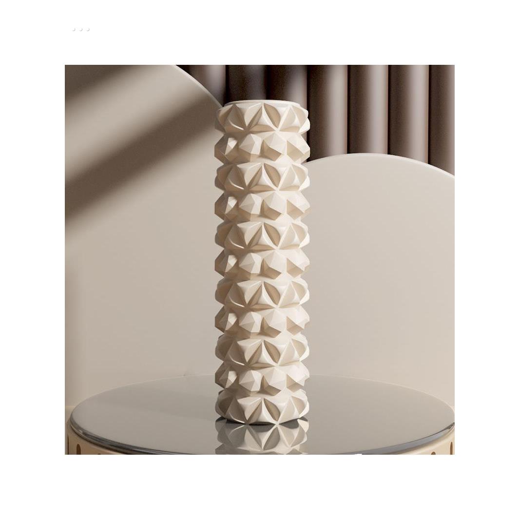 泡沫轴狼牙棒按摩滚轴肌肉放松瘦小腿瑜伽柱健身运动器材辅助工具 - 图0