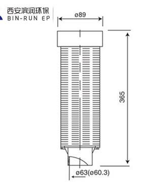 润新阀加长上布水 中心-管φ5 φ603 缝隙.610025mm 适用7501500m
