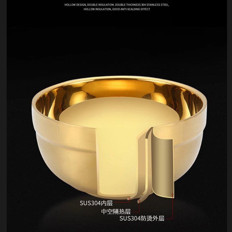 百福碗金色304不锈钢碗金色福碗筷三件套礼盒百福金碗筷勺定制,淘宝优惠券,粉丝福利购,淘宝优惠卷