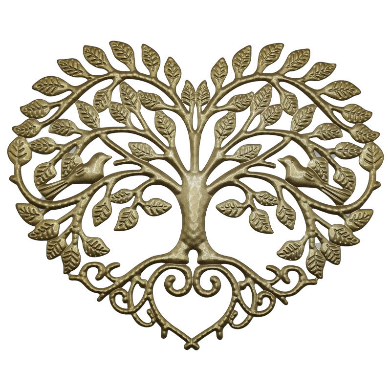新款金属墙艺术 心形生命之树 家居装饰工艺品,淘宝优惠券,粉丝福利购,淘宝优惠卷