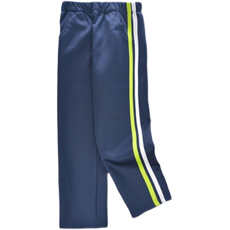 绿白条校服裤子小学生藏青色两道杠初高中生男女儿童冬季加绒校裤,淘宝优惠券,粉丝福利购,淘宝优惠卷