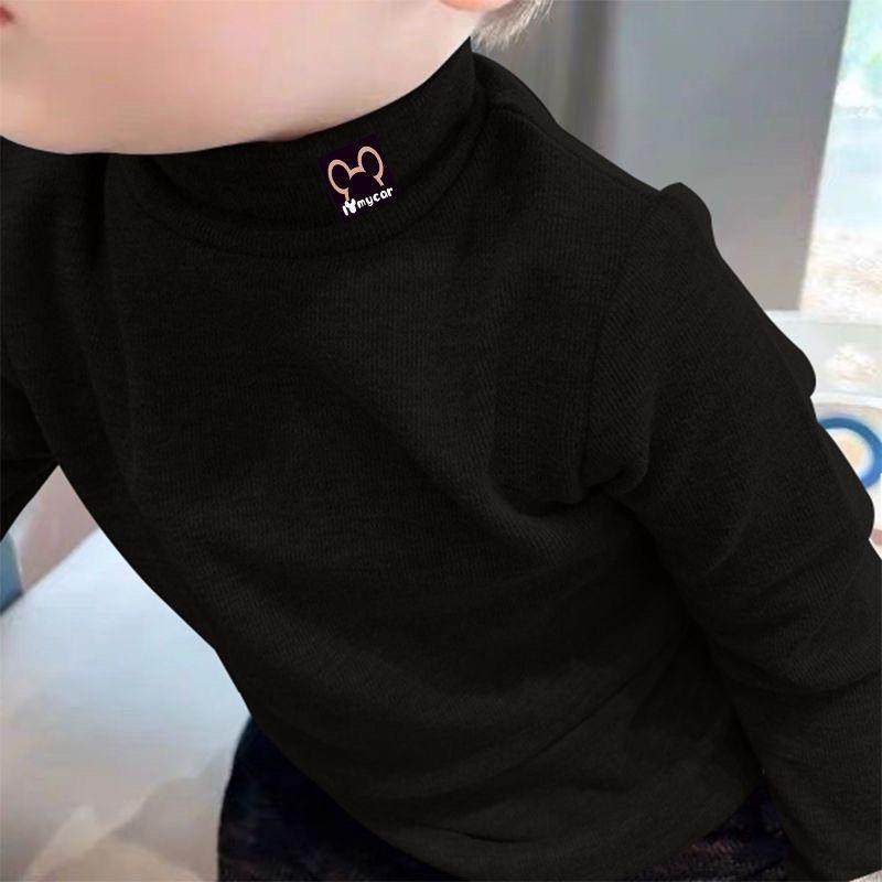 儿童新款德绒秋冬贴身打底衫男童磨毛时髦中小童半高领领外穿T恤,淘宝优惠券,粉丝福利购,淘宝优惠卷