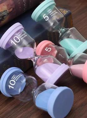 创意沙漏计时器儿童学生学习时间管理20/30/60分钟流沙瓶摆件礼物