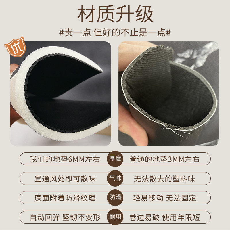 潮牌皮革地垫入户门垫进门垫子PVC耐脏防滑防水可剪裁家用地毯,淘宝优惠券,粉丝福利购,淘宝优惠卷