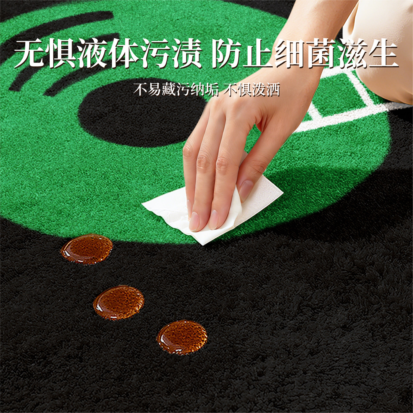 地毯客厅卧室家用房间床边毯专用圆形地毯垫防滑好打理仿羊绒地垫,淘宝优惠券,粉丝福利购,淘宝优惠卷