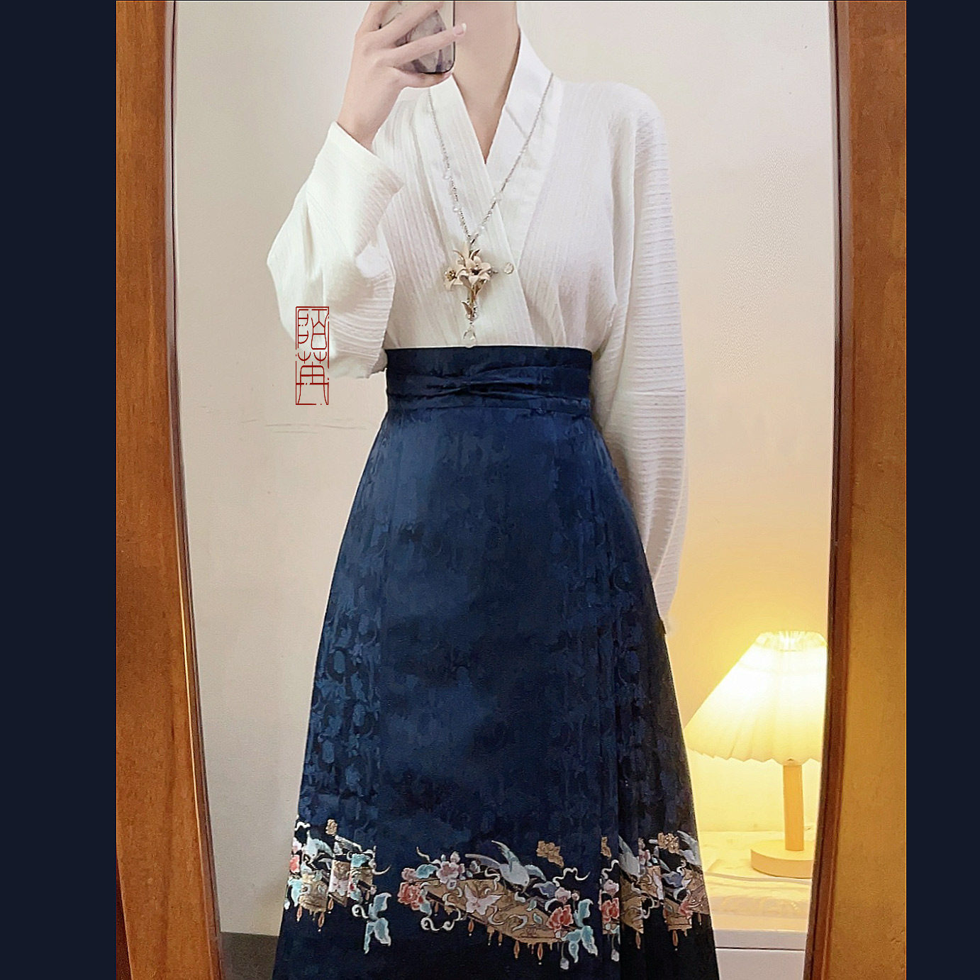 柏粟原创汉服交领袖日常改良飞机 柏粟汉服