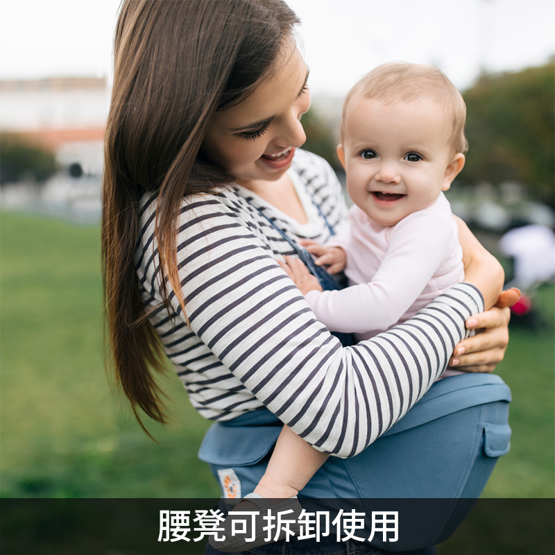 腰凳婴儿轻便四季二狗背带婴儿外出简易前抱式多功能宝宝抱娃神器-图0