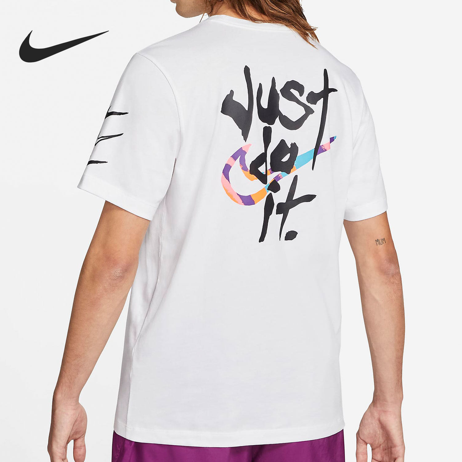 Nike/耐克正品当季新款 SPORTSWEAR 男子休闲短袖T恤 DB6136-100 - 图0