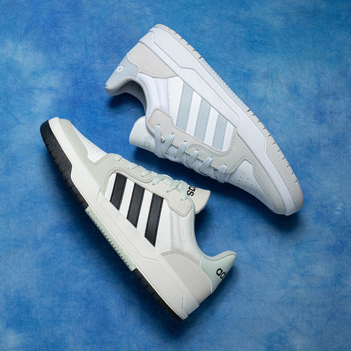 Adidas/阿迪达斯正品NTRAP男女同款篮球风时尚系带板鞋JI2561 - 图0