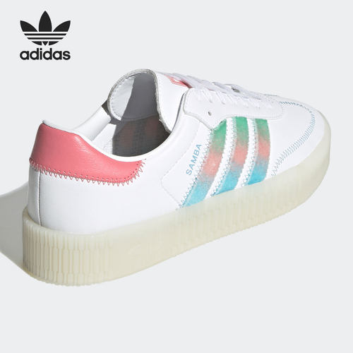 Adidas/阿迪达斯正品 三叶草SAMBAROSE W女子经典运动板鞋GZ2797 - 图2