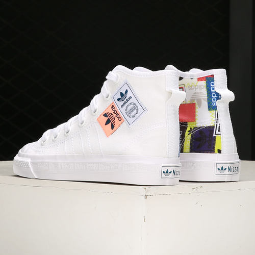 Adidas/阿迪达斯正品当季新款 NIZZA HI RF 男女经典运动鞋FX4028 - 图1