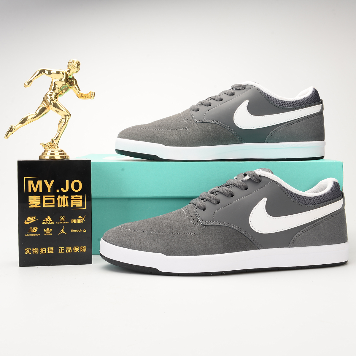 Nike/耐克正品 SB FOKUS男子 低帮舒适缓震运动休闲滑板鞋 749477 - 图2