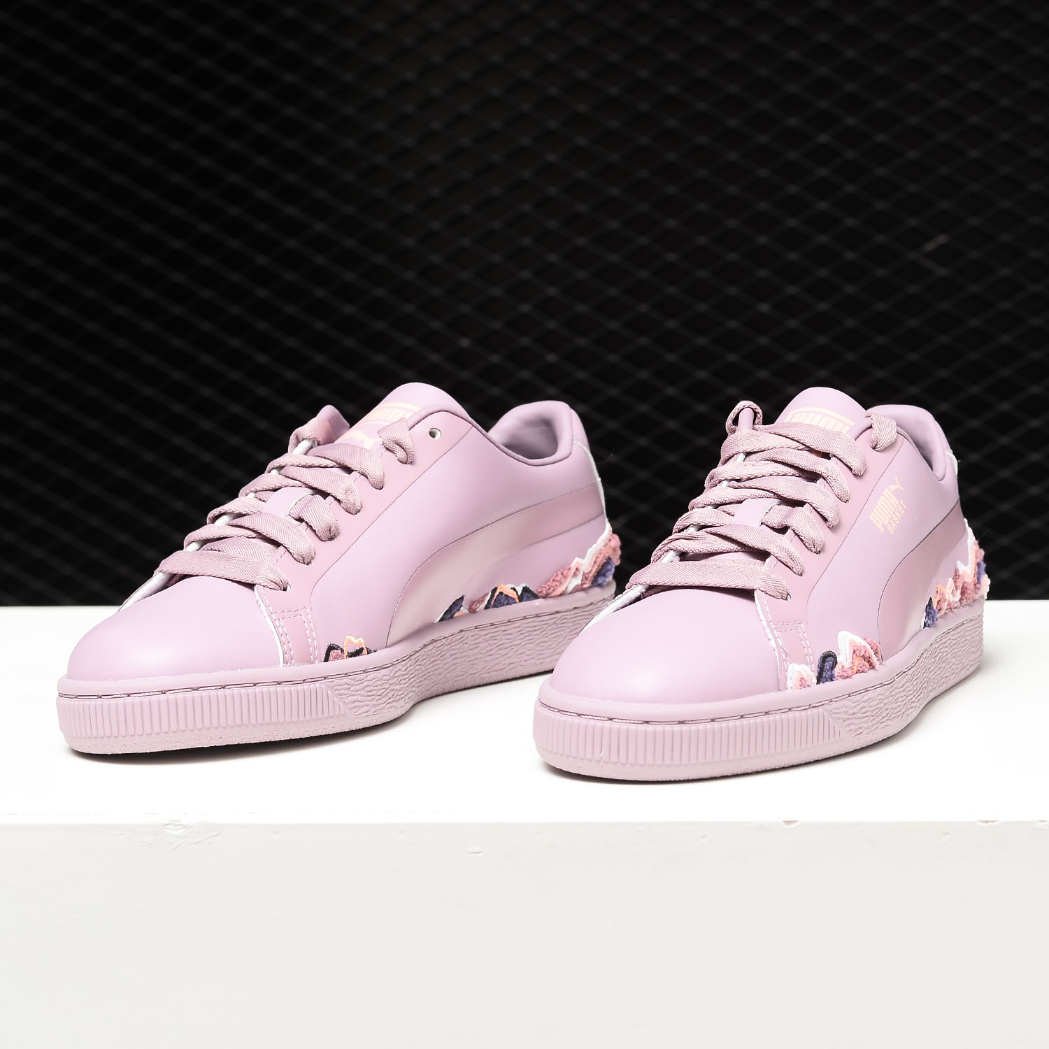 Puma/彪马正品新款 Basket Daydream 绣花运动休闲板鞋369314-02 - 图1