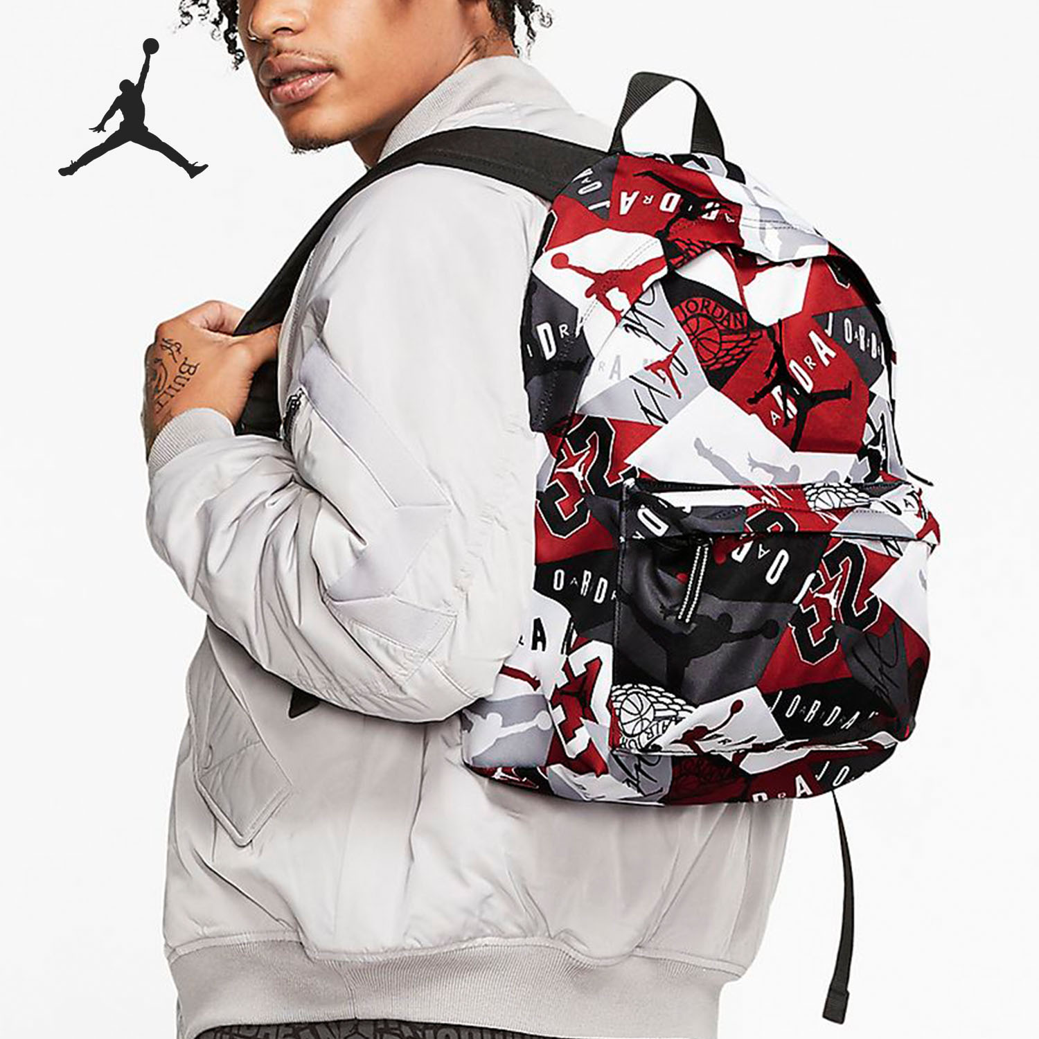 Nike/耐克正品 AIR JORDAN 男女休闲书包运动双肩包 CW7699 - 图0