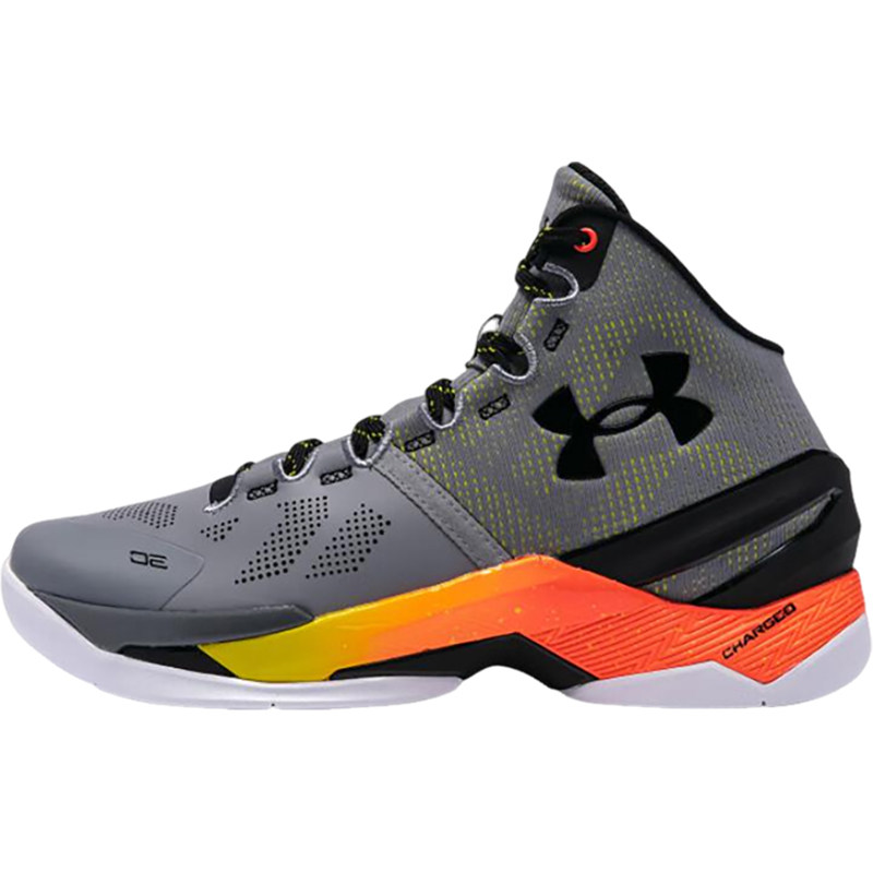 UA/安德玛正品运动男士系带防滑耐磨潮流透气篮球鞋3026052-100 - 图3