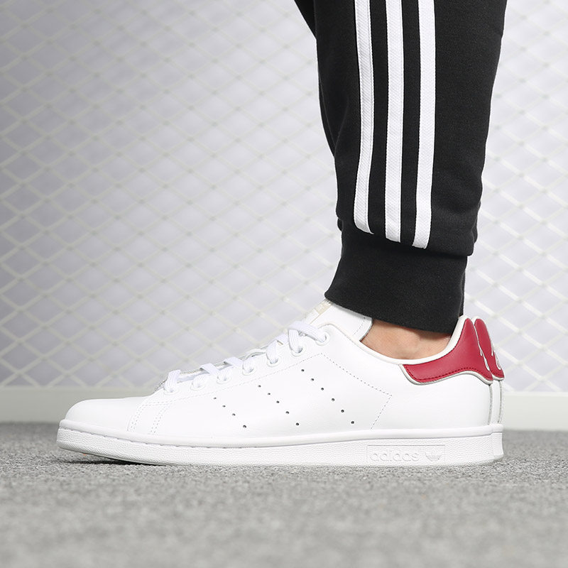 Adidas/阿迪达斯正品 情侣三叶草史密斯休闲运动低帮板鞋 B37911 - 图0