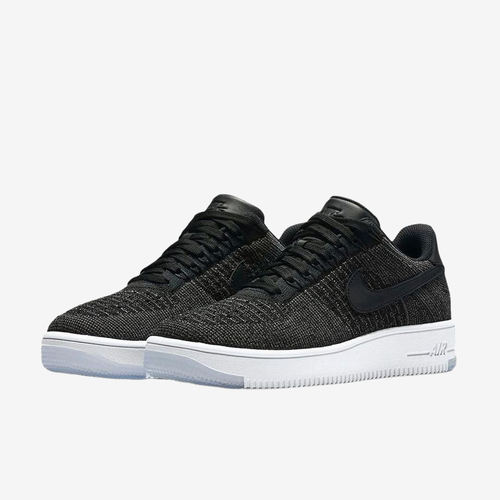 Nike耐克正品Air Force1女士编织鞋面耐磨防滑板鞋820256-001 - 图1