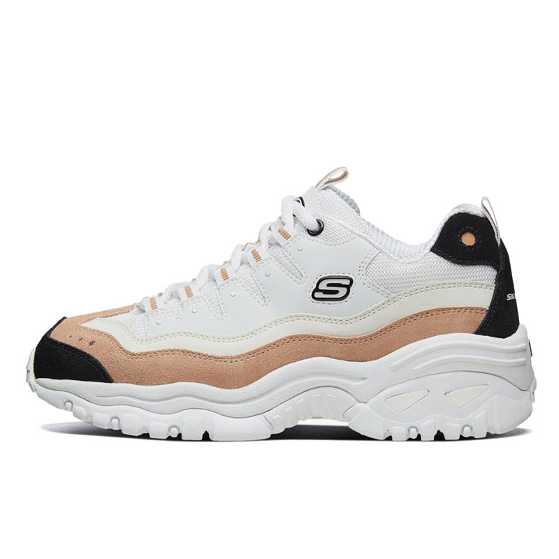 Skechers/斯凯奇正品新款女复古厚底熊猫鞋老爹鞋休闲运动鞋,淘宝优惠券,粉丝福利购,淘宝优惠卷