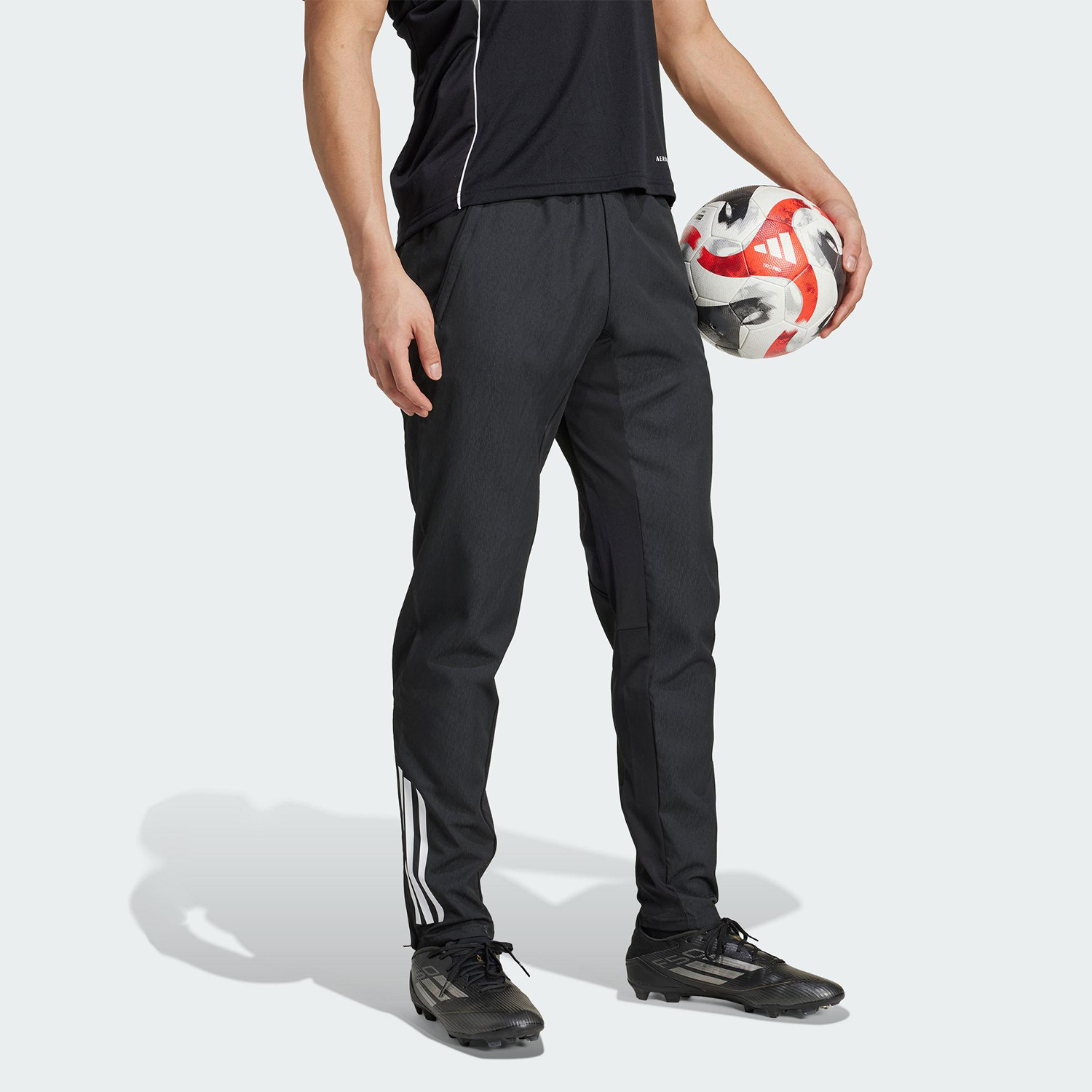 Adidas/阿迪达斯官方正品TIRO25C PRE PNT男士舒爽足球长裤KB4393 - 图0