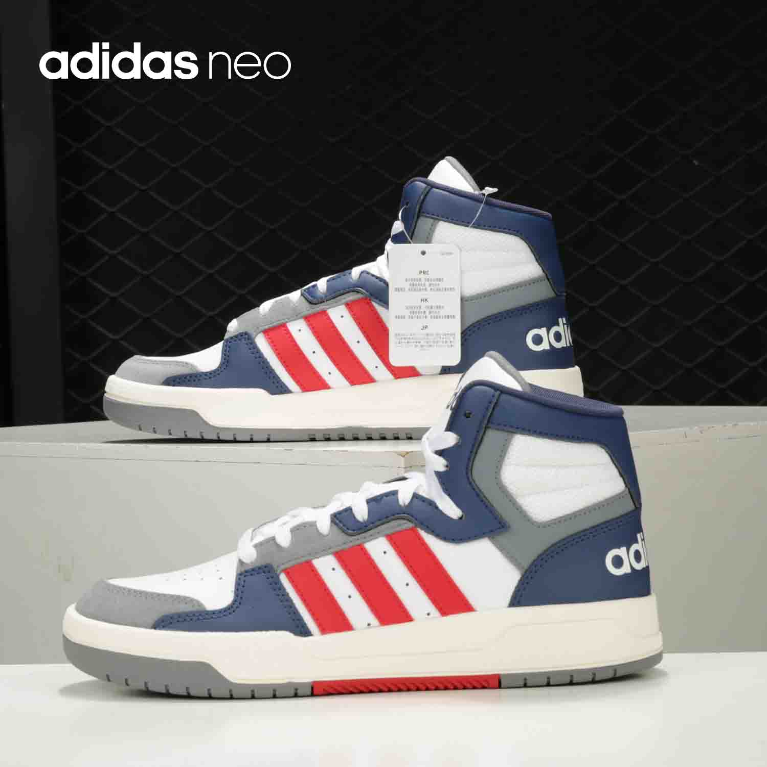 Adidas/阿迪达斯正品 NEO 男女同款耐磨复古运动休闲板鞋 EH1689 - 图1