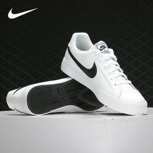 Nike/耐克正品COURT ROYALE AC男女休闲运动板鞋小白鞋BQ4222-103 - 图0