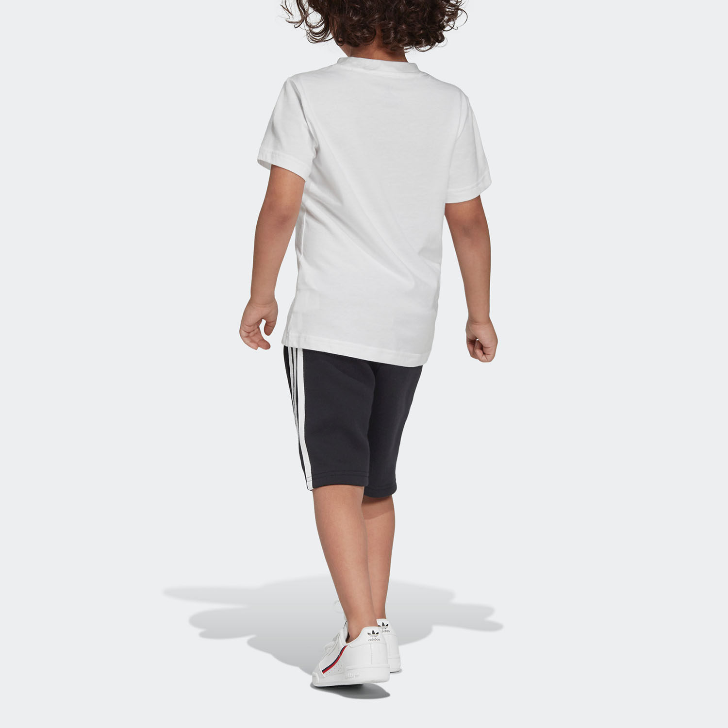 Adidas/阿迪达斯正品新款男童休闲时尚潮流运动短袖套装 DW9709,淘宝优惠券,粉丝福利购,淘宝优惠卷