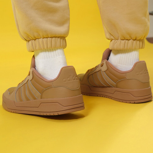 Adidas/阿迪达斯官方正品ENTRAP男女复古篮球风休闲板鞋ID6053 - 图0