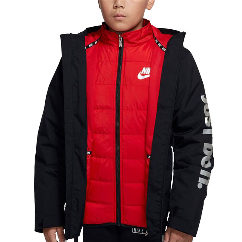 Nike/耐克正品秋季新款男大童运动休闲立领夹克外套 HA5136,淘宝优惠券,粉丝福利购,淘宝优惠卷