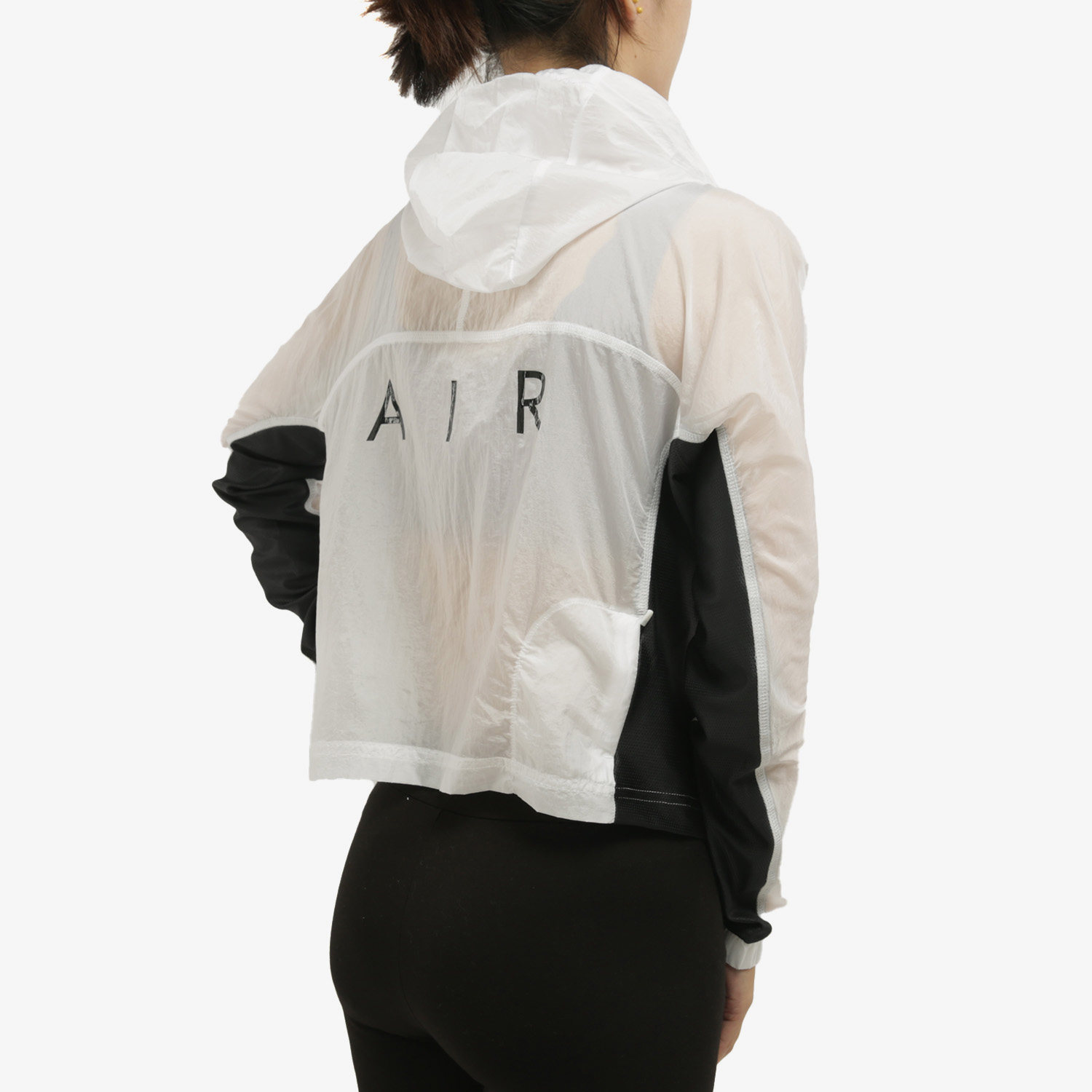 Nike/耐克正品女子半开拉链反光跑步连帽夹克外套CU3047-100,淘宝优惠券,粉丝福利购,淘宝优惠卷