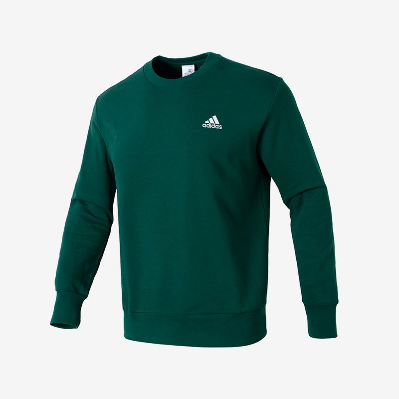 Adidas/阿迪达斯正品透气2024新款男士针织宽松卫衣套头衫IS1320 - 图1