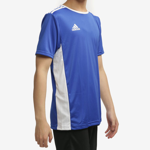 Adidas/阿迪达斯正品Entrada 18 男子足球组队短袖队服 CF1037 - 图0