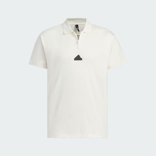 Adidas/阿迪达斯官方正品新款男士休闲半拉链短袖POLO衫IT3936 - 图2