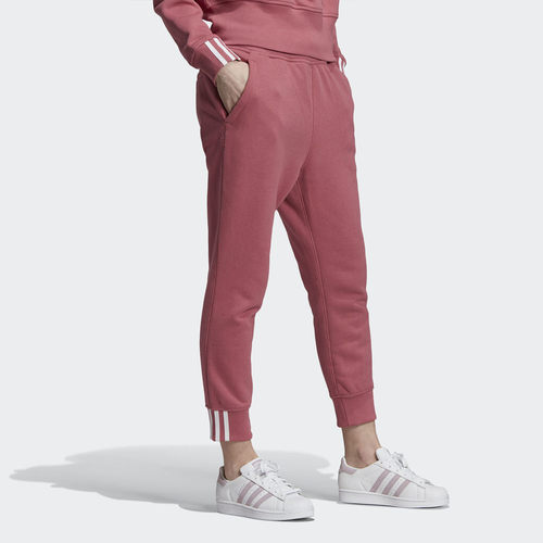 Adidas/阿迪达斯正品春秋新款三叶草女子运动休闲裤 EJ8564 - 图3