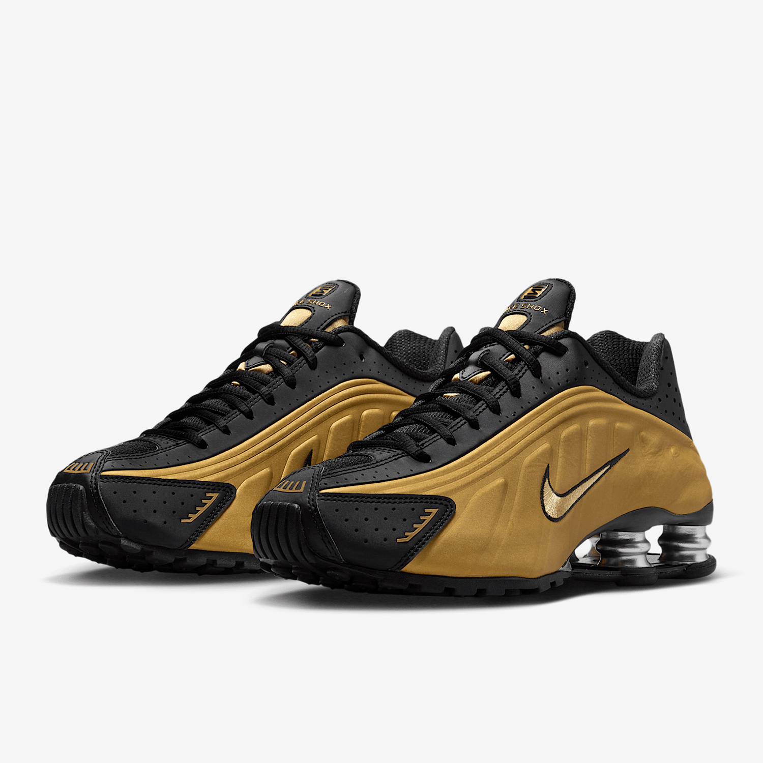 Nike/耐克正品Shox R4男女训练气垫减震耐磨运动跑步鞋AR3565-005 - 图0