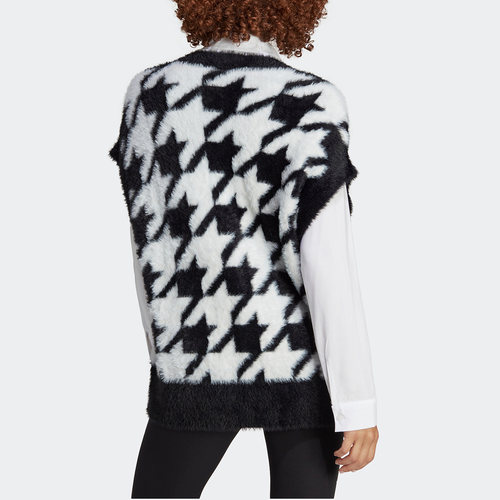 Adidas/阿迪达斯正品三叶草女士时尚运动宽松马甲背心IB8613 - 图0
