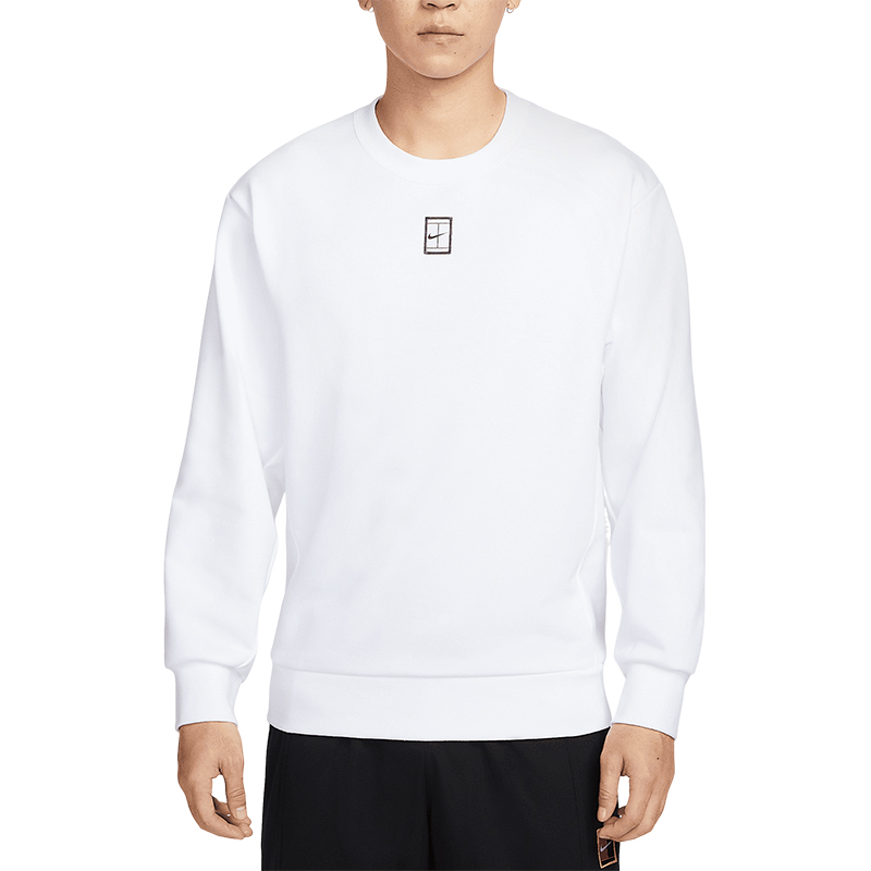 Nike/耐克正品秋冬新款男士简约保暖针织运动卫衣FZ7521-100 - 图3