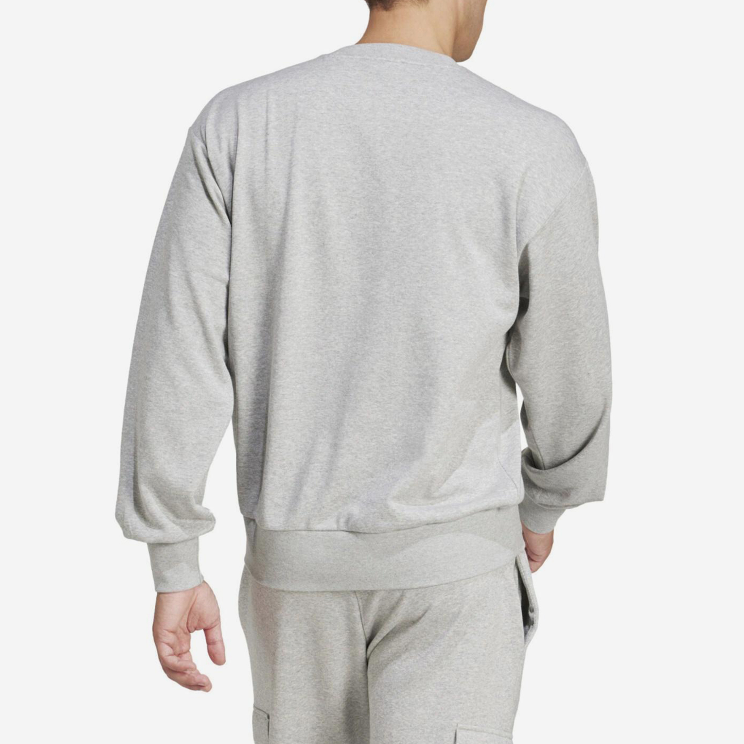 Adidas/阿迪达斯官方正品春季新款男士针织保暖休闲卫衣JE3828 - 图1