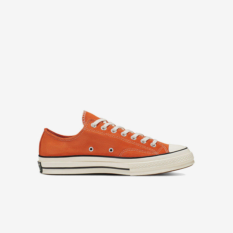 Converse匡威橙色翻毛皮低帮男女经典百搭休闲帆布鞋166217C,淘宝优惠券,粉丝福利购,淘宝优惠卷