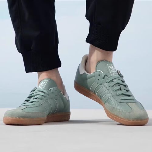 Adidas/阿迪达斯三叶草SambaOG男女低帮经典运动德训鞋板鞋IG4198 - 图3