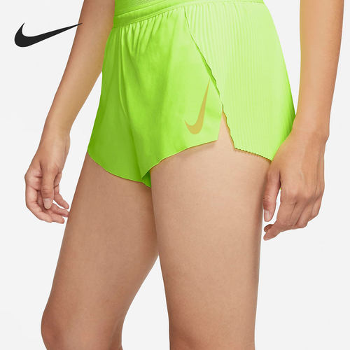 Nike/耐克正品女子舒适透气松紧梭织休闲运动短裤 CZ9399-702 - 图1