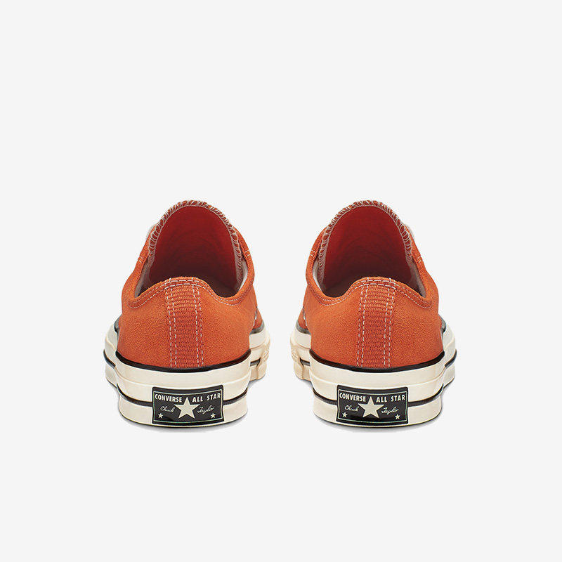 Converse匡威橙色翻毛皮低帮男女经典百搭休闲帆布鞋166217C,淘宝优惠券,粉丝福利购,淘宝优惠卷