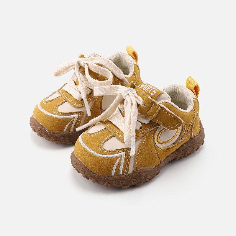 儿童2026年新款板鞋10个月-3岁女宝宝运动鞋拼色刺绣款防滑男童鞋,淘宝优惠券,粉丝福利购,淘宝优惠卷