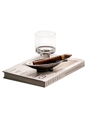男士书房雪茄烟具烟灰缸单支卧室样板间摆件桌面道具便携式雪茄