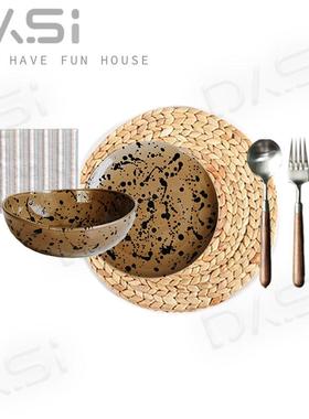 摆件厨房咖啡中古饰品砧板餐厅样板间面包餐具真组合风厨房奶油